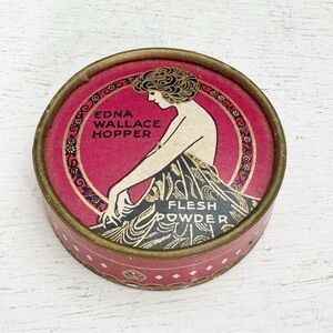 Vintage 1930s Edna Wallace Hopper Face Powder